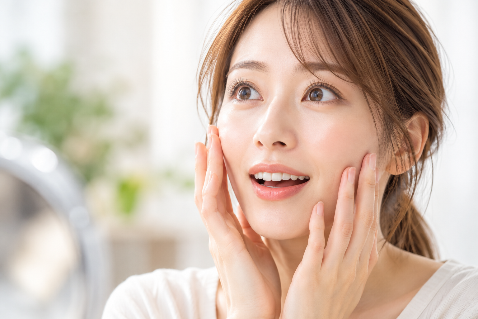 目元がすっきりした印象の女性